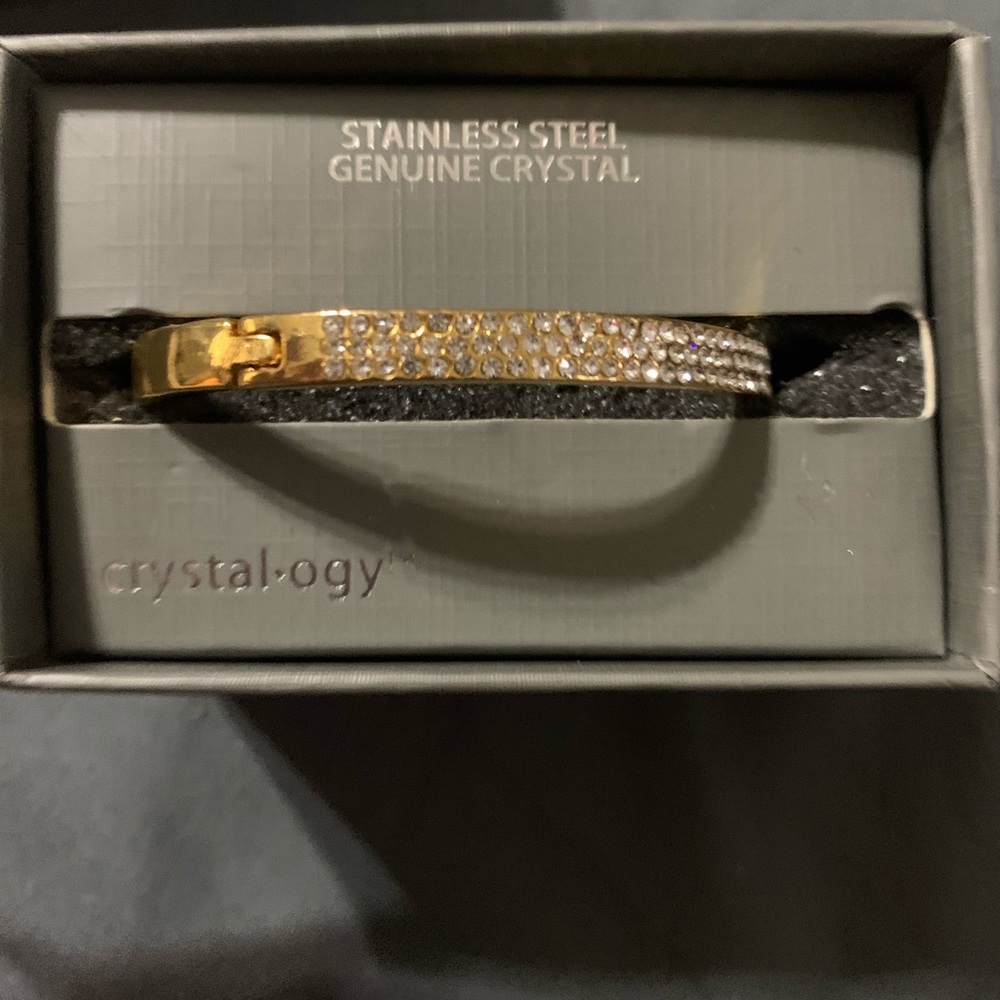 Stainless steel women’s 10 K bracelet gold gold